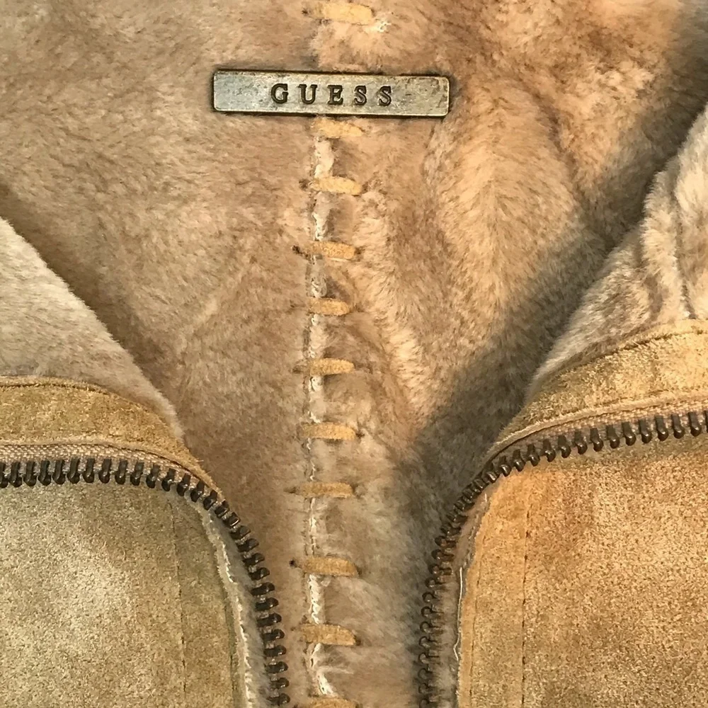 Vintage Guess Suede Patchwork Jacket